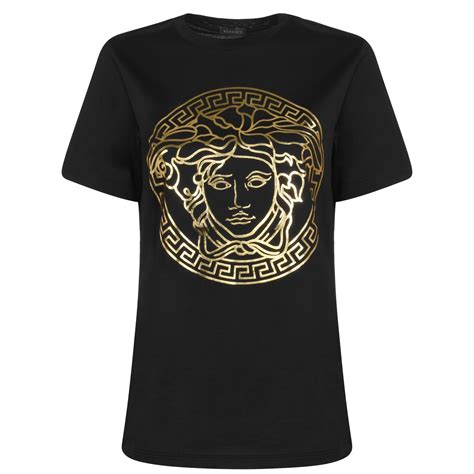 versace shirt damen medusa|Versace Medusa print t shirt.